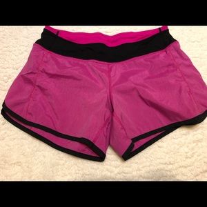 Lululemon running shorts.  SZ 4